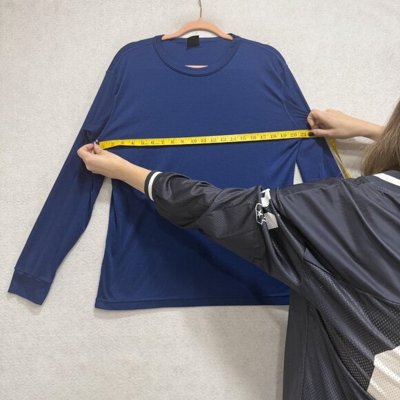 Vintage Patagonia Capilene Shirt Mens Large Blue Long Sleeve Base Layer 90s - Picture 4 of 7